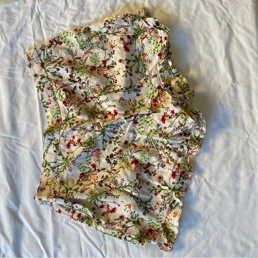 Floral women skort